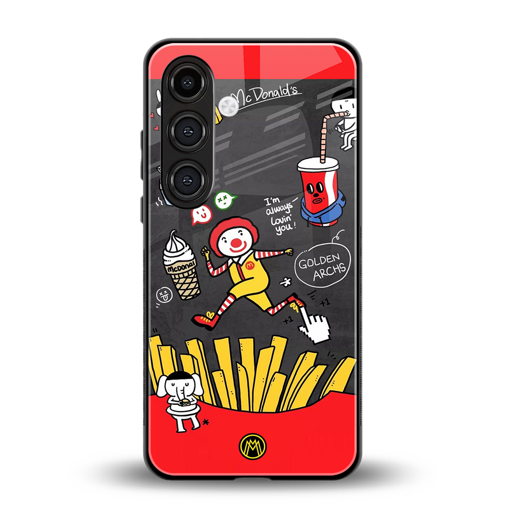 i'm always lovin' you back phone cover | glass case for samsung galaxy s24 fe
