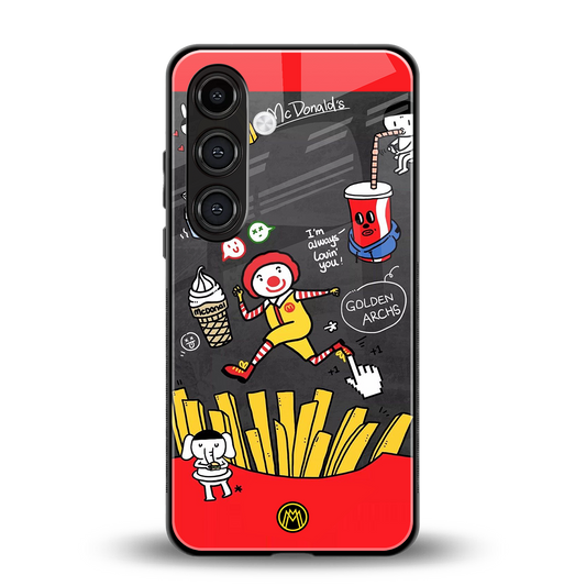 i'm always lovin' you back phone cover | glass case for samsung galaxy s24 fe