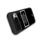 i'm dope in real life black glass back phone cover | glass case for google pixel 9 pro