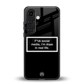i'm dope in real life black glass back phone cover | glass case for samsung galaxy s25 plus