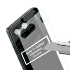 i'm not interested black back phone cover | glass case for oneplus nord 4