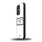 i'm not interested white back phone cover | glass case for oneplus nord ce 3