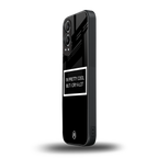 i'm pretty cool black edition back phone cover | glass case for oneplus nord ce 4 lite