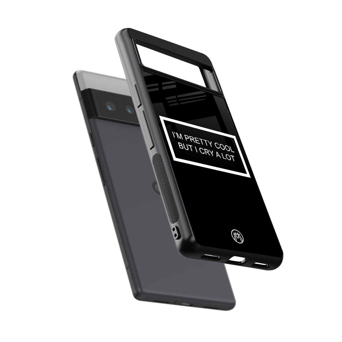 i'm pretty cool black edition back phone cover | glass case for google pixel 6 pro