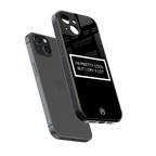 i'm pretty cool black edition back phone cover | glass case for iphone 15