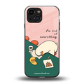 i'm sick of everything back phone cover | glass case for iphone 13 mini