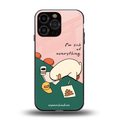 i'm sick of everything back phone cover | glass case for iphone 13 pro max