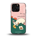 i'm sick of everything back phone cover | glass case for iphone 13 pro