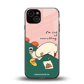 i'm sick of everything back phone cover | glass case for iphone 13