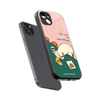 i'm sick of everything back phone cover | glass case for iphone 15 plus