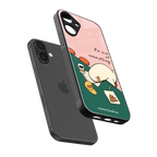 i'm sick of everything back phone cover | glass case for iphone 16 plus