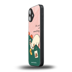 i'm sick of everything back phone cover | glass case for iphone 16 plus