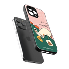 i'm sick of everything back phone cover | glass case for iphone 16 pro max