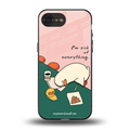i'm sick of everything back phone cover | glass case for iphone 16e