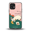 i'm sick of everything back phone cover | glass case for nothing phone 2