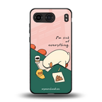 i'm sick of everything back phone cover | glass case for oneplus nord 4
