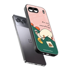 i'm sick of everything back phone cover | glass case for oneplus nord 4