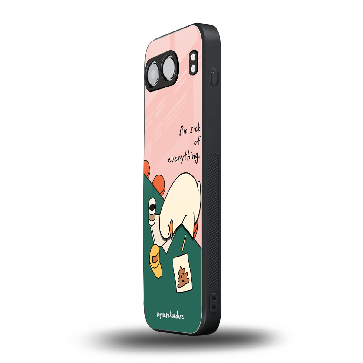 i'm sick of everything back phone cover | glass case for oneplus nord 4