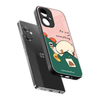 i'm sick of everything back phone cover | glass case for oneplus nord ce 3