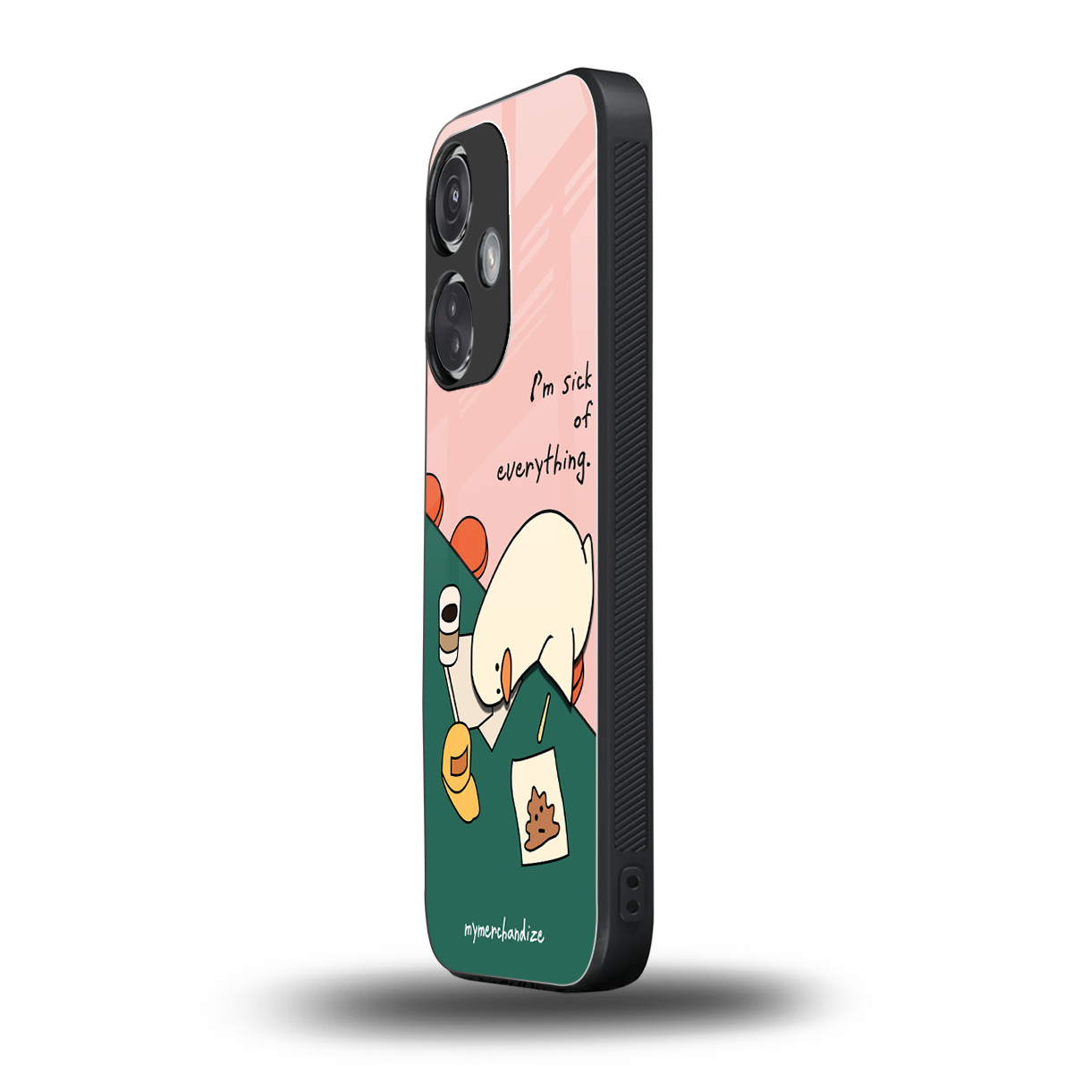 i'm sick of everything back phone cover | glass case for oneplus nord ce 3