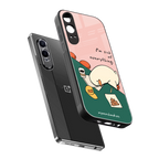 i'm sick of everything back phone cover | glass case for oneplus nord ce 4 lite
