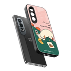 i'm sick of everything back phone cover | glass case for oneplus nord ce 4