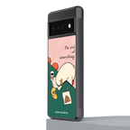 i'm sick of everything back phone cover | glass case for google pixel 6 pro