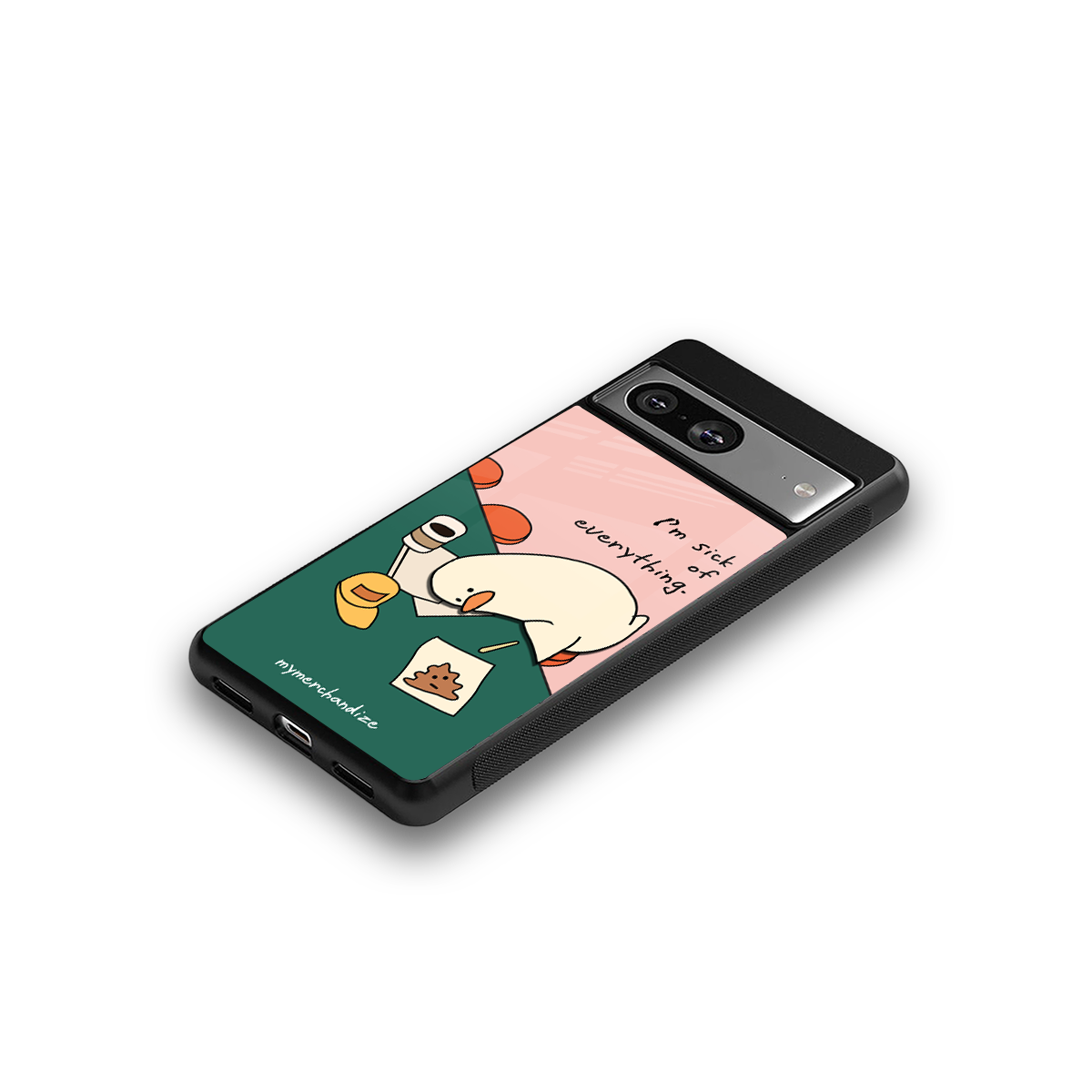 i'm sick of everything back phone cover | glass case for Google Pixel 8