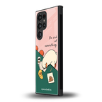 i'm sick of everything back phone cover | glass case for samsung galaxy s23 ultra