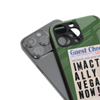 i'm vegan back phone cover | glass case for iphone 15