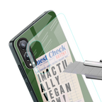 i'm vegan back phone cover | glass case for oneplus nord ce 4 lite