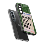 i'm vegan back phone cover | glass case for oneplus nord ce 4