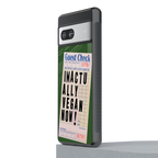 i'm vegan back phone cover | glass case for Google Pixel 7A
