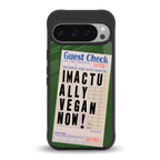i'm vegan back phone cover | glass case for google pixel 9 pro