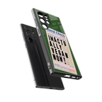 i'm vegan back phone cover | glass case for samsung galaxy s23 ultra
