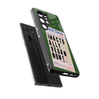 i'm vegan back phone cover | glass case for samsung galaxy s25 ultra