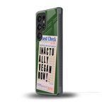 i'm vegan back phone cover | glass case for samsung galaxy s25 ultra
