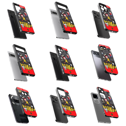 Durable Glass Back Mobile Case for iPhone, Samsung, OnePlus, Google Pixel, Redmi, Vivo, Oppo