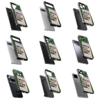 Durable Glass Back Mobile Case for iPhone, Samsung, OnePlus, Google Pixel, Redmi, Vivo, Oppo