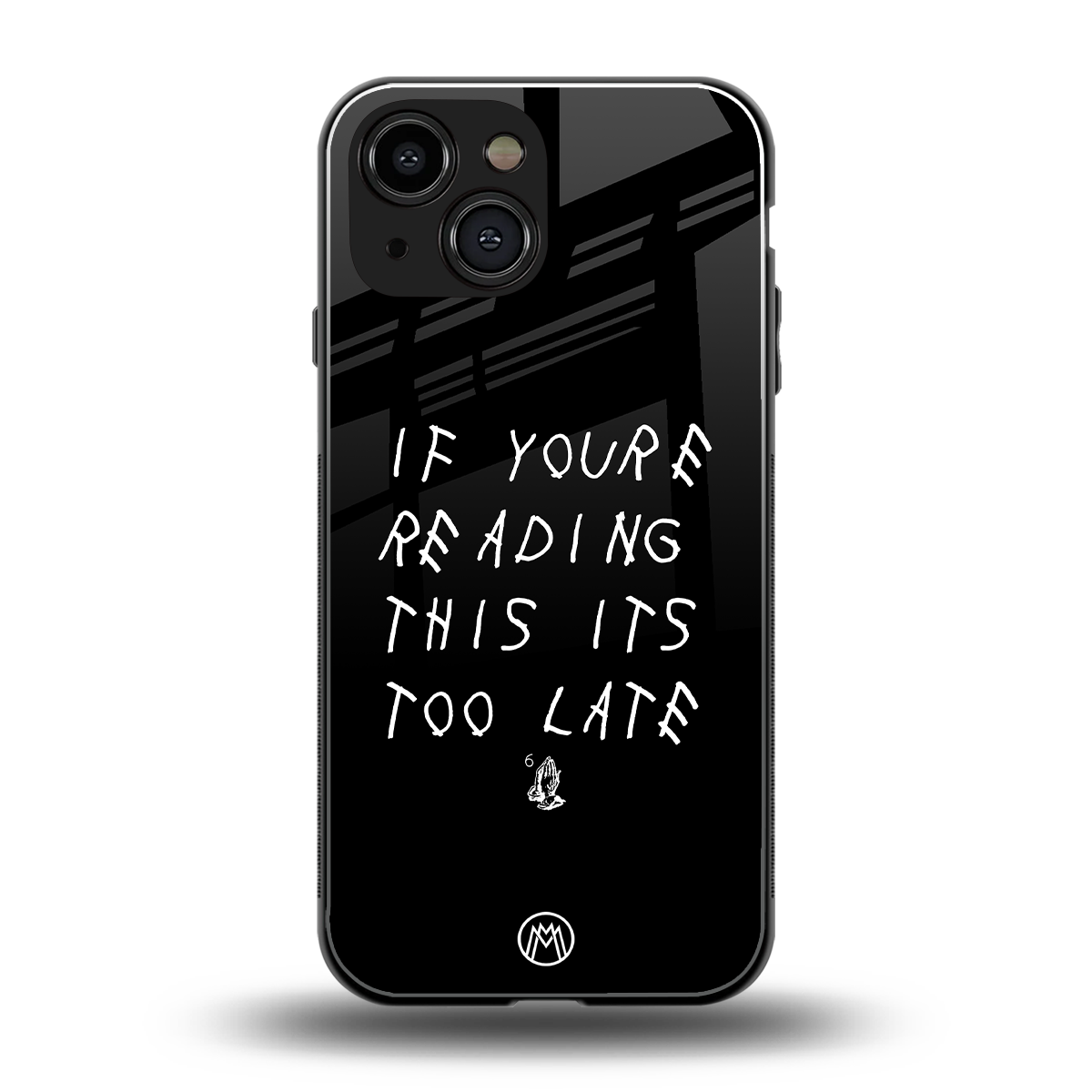 if youre reading this its too late back phone cover | glass case for iphone 13 mini