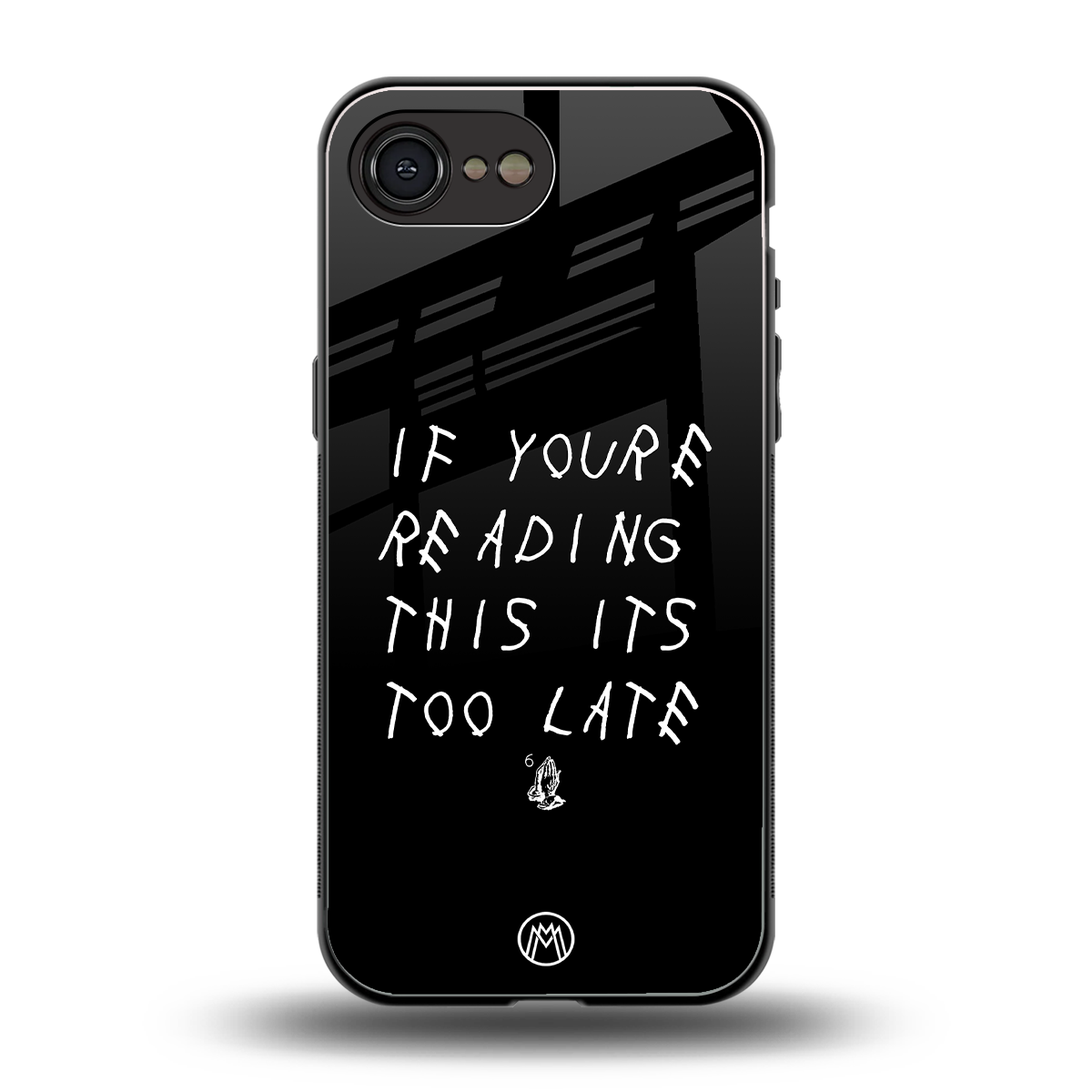 if youre reading this its too late back phone cover | glass case for iphone 16e