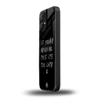 if youre reading this its too late back phone cover | glass case for nothing phone 1