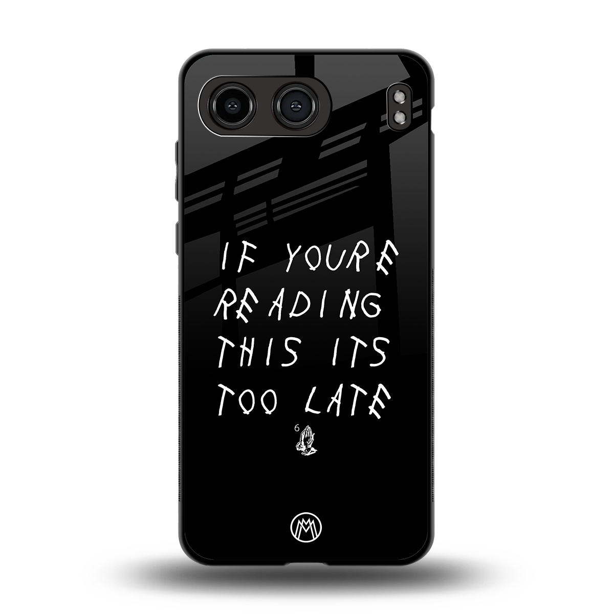 if youre reading this its too late back phone cover | glass case for oneplus nord 4