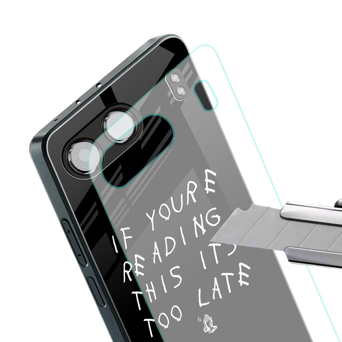 if youre reading this its too late back phone cover | glass case for oneplus nord 4
