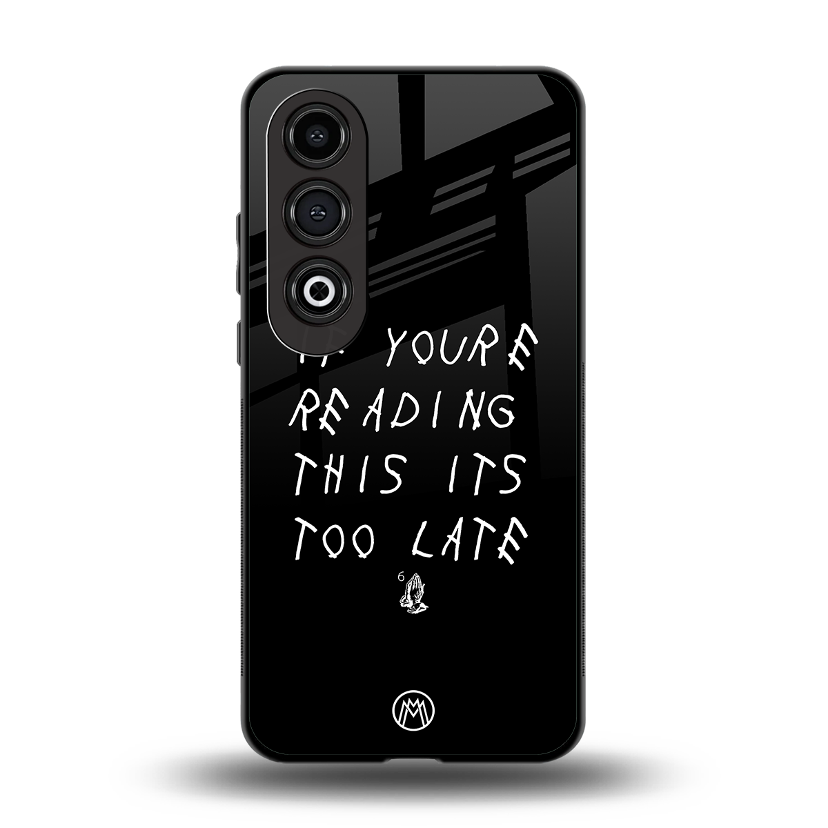 if youre reading this its too late back phone cover | glass case for oneplus nord ce 4