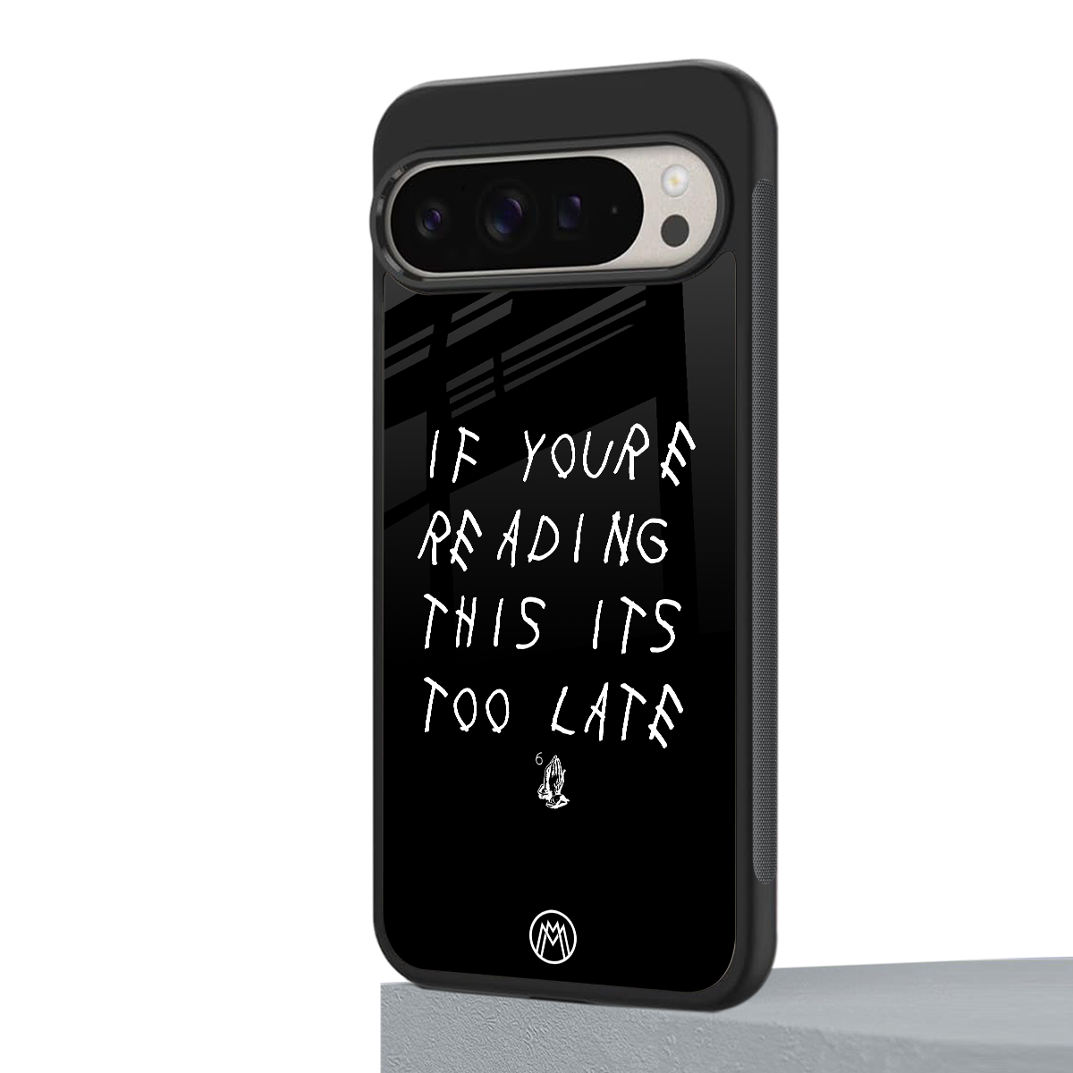 if youre reading this its too late back phone cover | glass case for google pixel 9 pro