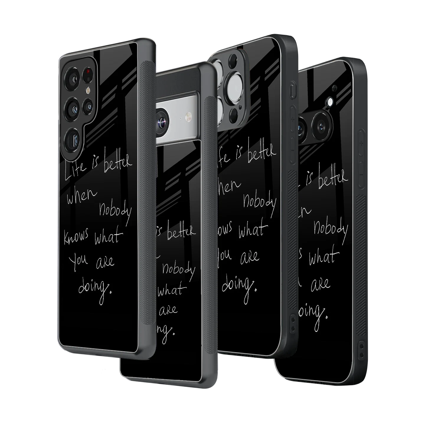 Stylish Glass Back Case for All Smartphones iPhone, Samsung, OnePlus, Pixel, Redmi, Oppo, Vivo, Motorola