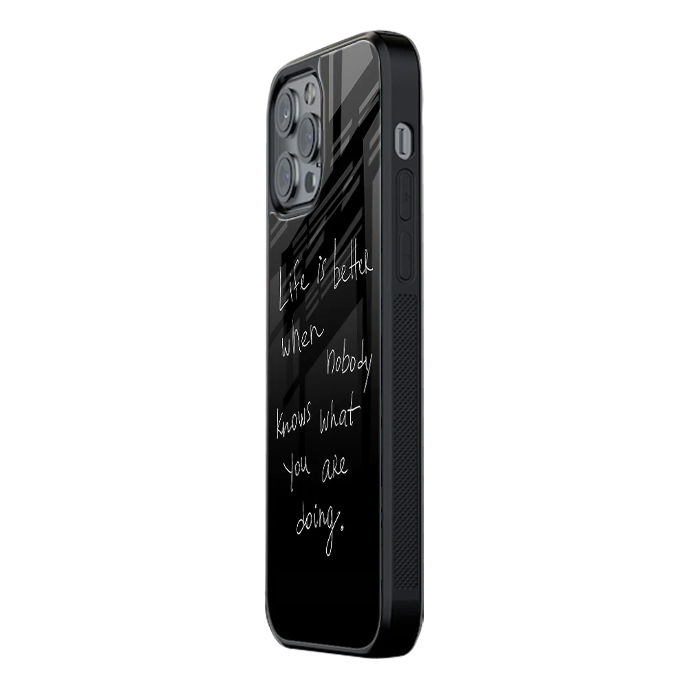 Slim Glass Back Phone Case for Multiple Brands iPhone, Samsung, Redmi, OnePlus, Oppo, Vivo