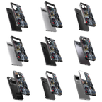 Durable Glass Back Mobile Case for iPhone, Samsung, OnePlus, Google Pixel, Redmi, Vivo, Oppo