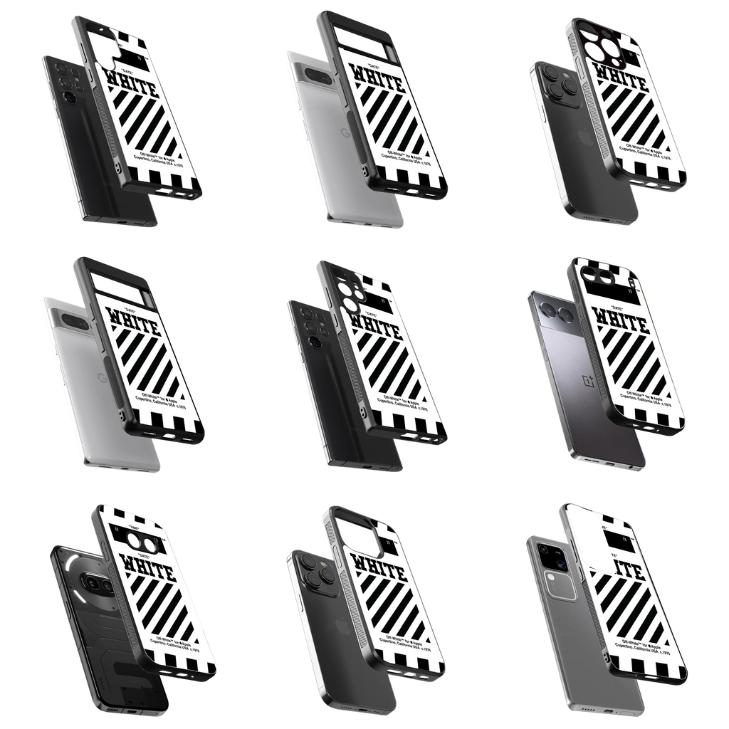 Durable Glass Back Mobile Case for iPhone, Samsung, OnePlus, Google Pixel, Redmi, Vivo, Oppo